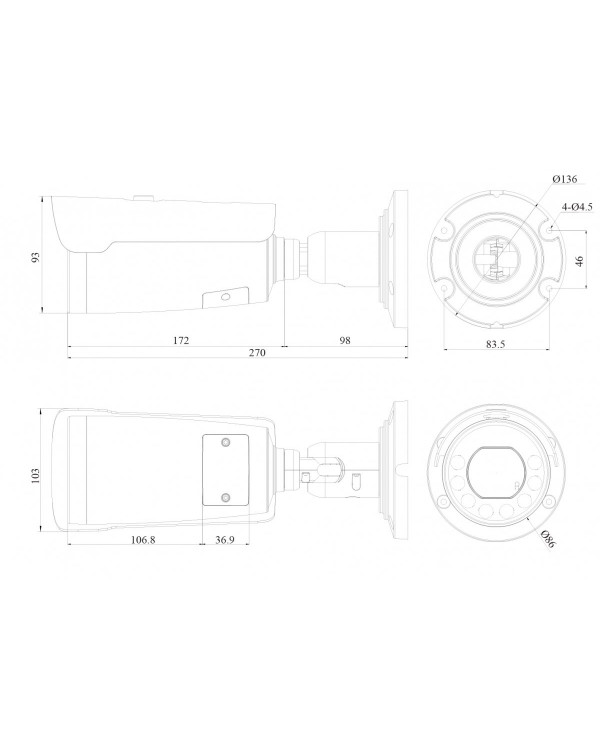 RVi-2NCT2179 (2.8-12) white IP камера цилиндрическая