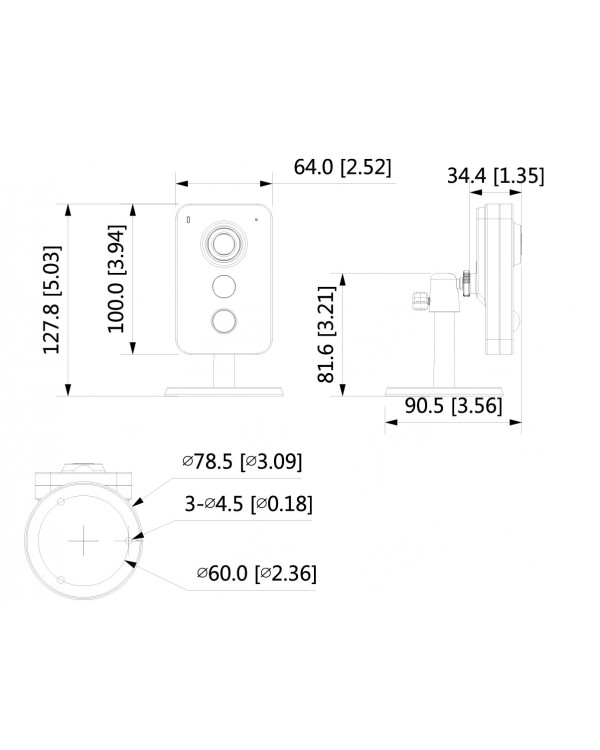 DH-IPC-K22P Компактная IP-видеокамера с Wi-Fi 2Мп