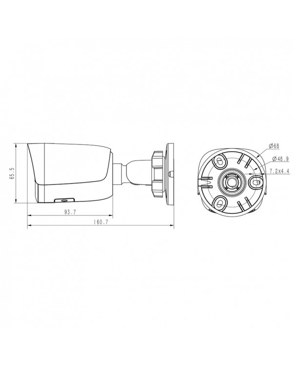 TC-C34WS Spec:I5/E/Y/2.8mm IP камера уличная 4Mп