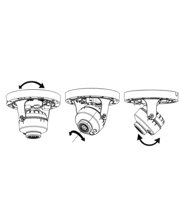 RVi-1NCD2120-P (2.8) white IP камера купольная