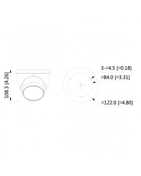 DH-IPC-HDW3241TP-ZAS Уличная купольная IP-видеокамера с ИИ 2Мп