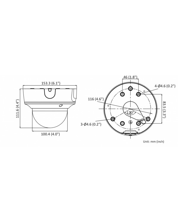 DS-2CD2783G2-IZS (2.8-12 мм) 8 Мп купольная IP-камера