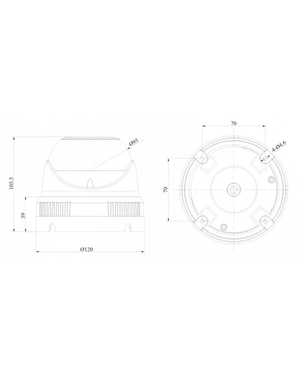 RVi-2NCE8349 (2.8-12) white IP камера купольная