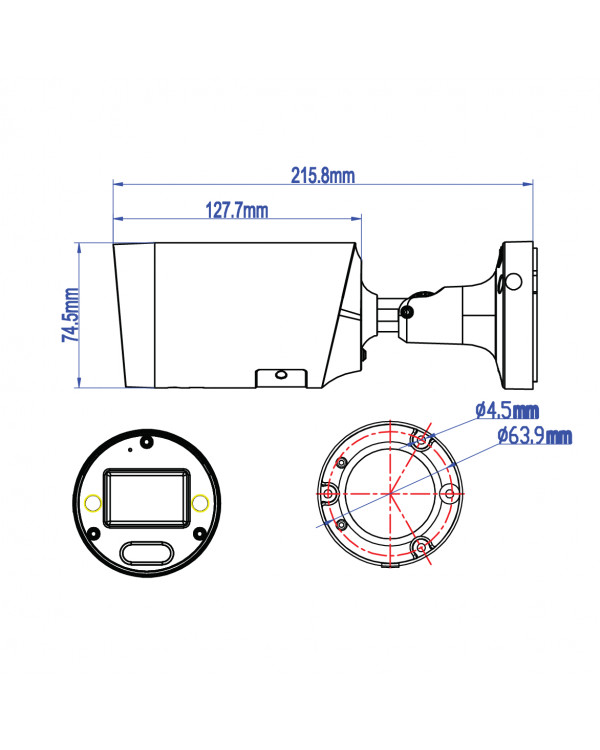 TR-D2183ZIR6 v2 2.7-13.5 Уличная 8Мп IP-камера с ИК-подсветкой