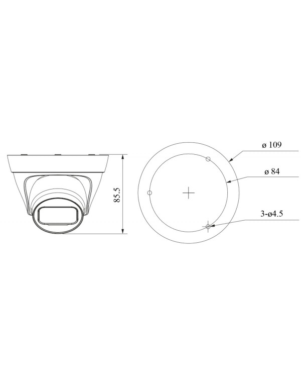 RVi-1NCE2120-P (2.8) white IP камера купольная