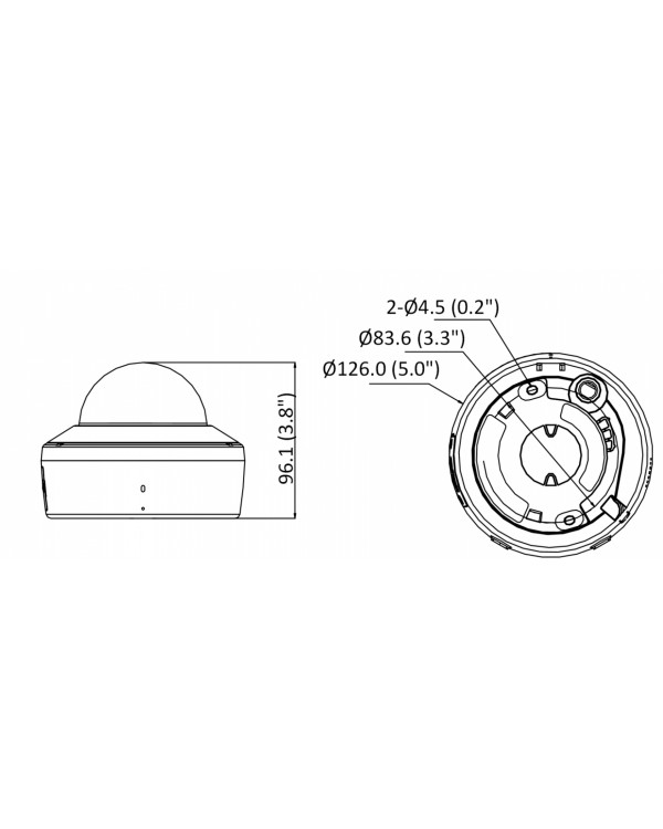 DS-I252W(D) (2.8 mm) 2Мп купольная IP-камера