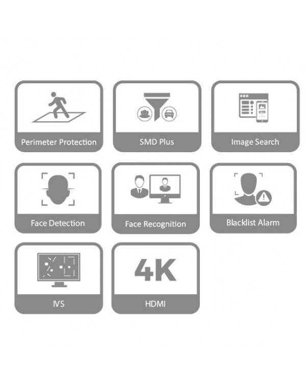 DHI-NVR2108HS-8P-I Видеорегистратор IP 8-и канальный 4K