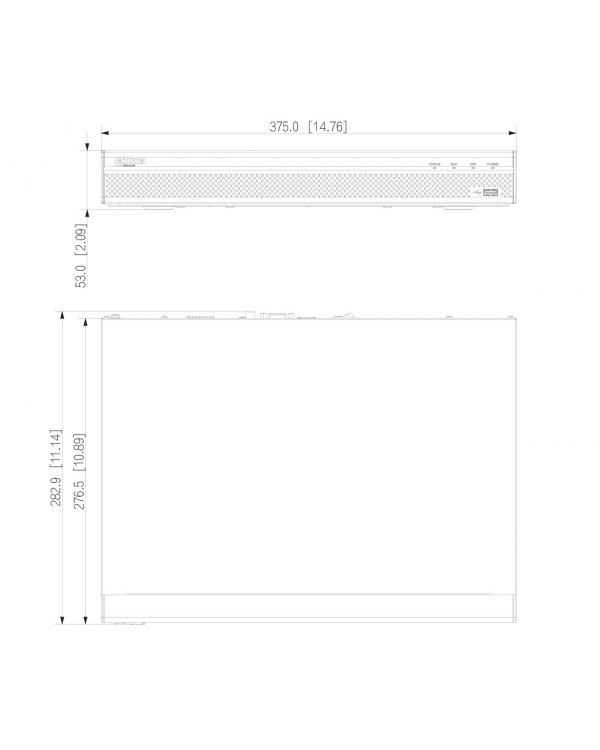 DHI-NVR4208-4KS2/L Видеорегистратор IP 8-и канальный 4K