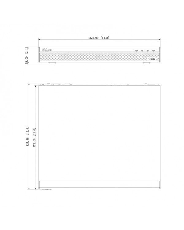 DHI-NVR5208-8P-4KS2E 8-канальный IP-видеорегистратор с ePoE, 4K