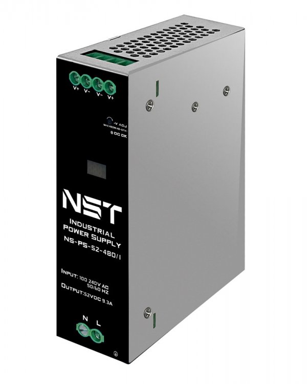 Промышленный блок питания DC52V, 480W на DIN-рейку Промышленный блок питания DC52V, 480W на DIN-рейку