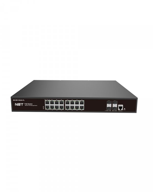 NST NS-SW-16G4X-PL Гигабитный управляемый L2+ PoE коммутатор на 16 портов в 19 стойку. NST NS-SW-16G4X-PL Гигабитный управляемый L2+ PoE коммутатор на 16 портов в 19 стойку.