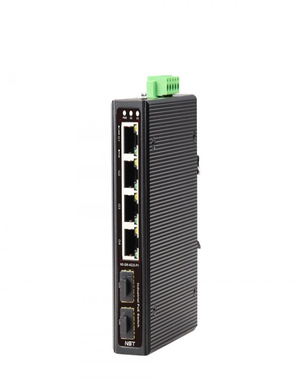 NST NS-SW-4G2X-P/I индустриальный PoE коммутатор на 4 порта Din рейка. NST NS-SW-4G2X-P/I индустриальный PoE коммутатор на 4 порта Din рейка.